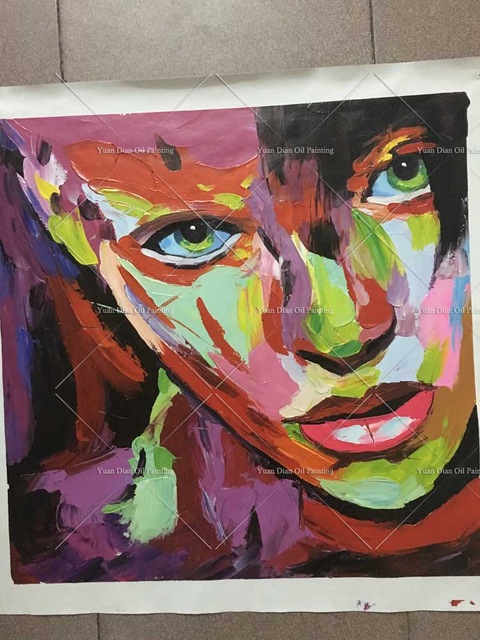 480x640 Handmade Painting Modern Woman Portrait Painting Women And Man - Handmade Painting