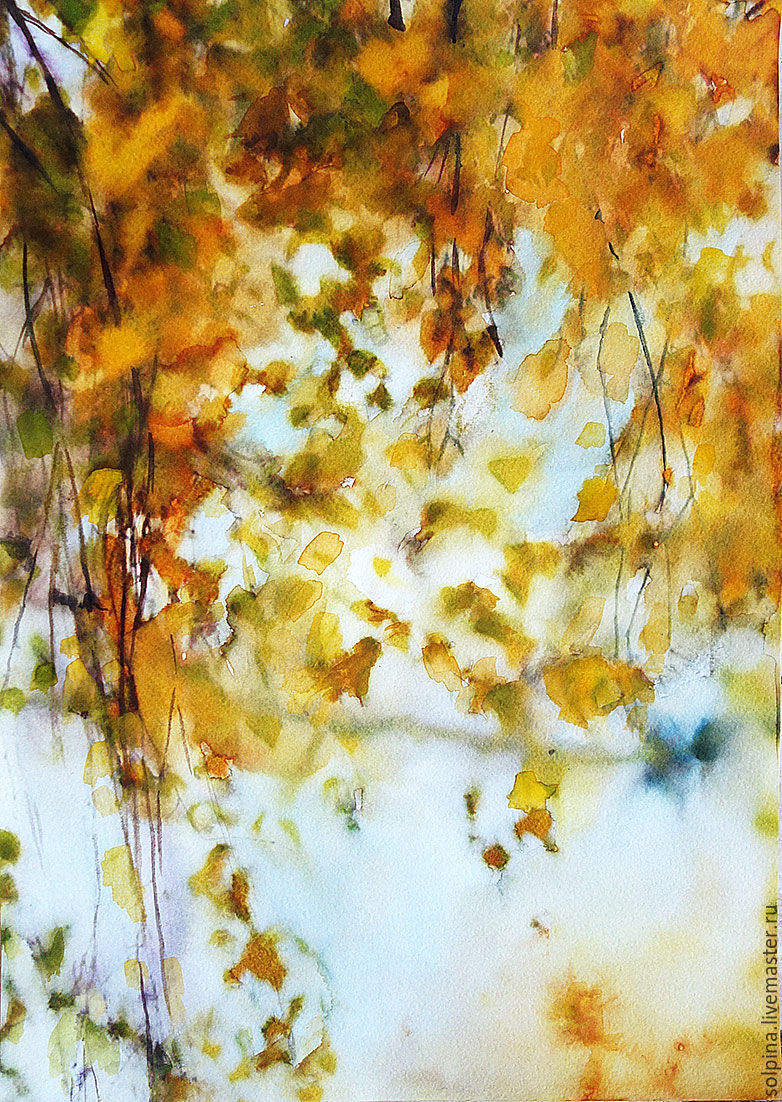 782x1102 Warm Autumn. Watercolor Shop Online On Livemaster With Shipping - Handmade Paper For Watercolor Painting