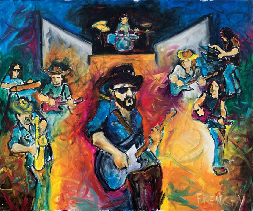 850x708 Hank Williams Jr. - Hank Williams Painting