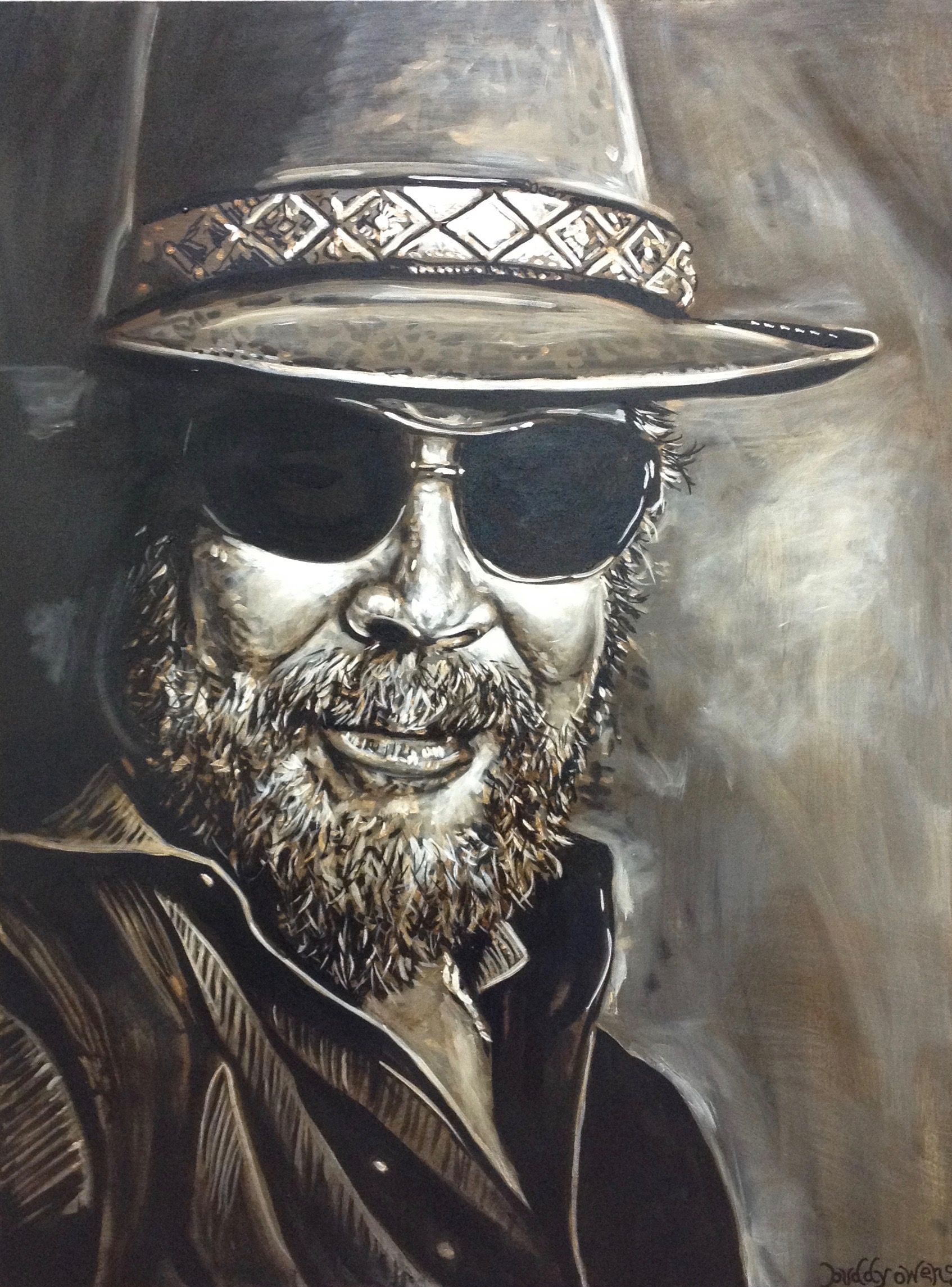 1694x2290 Hank Williams Jr. - Hank Williams Painting