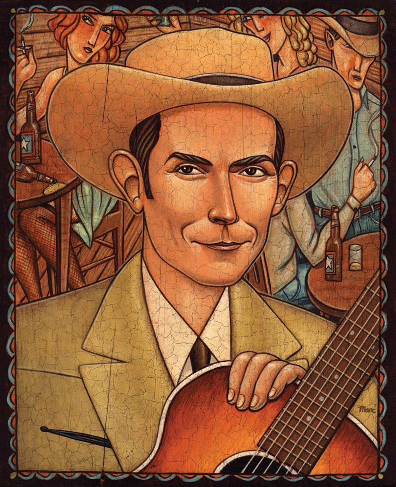 791x972 Hank Williams - Hank Williams Painting