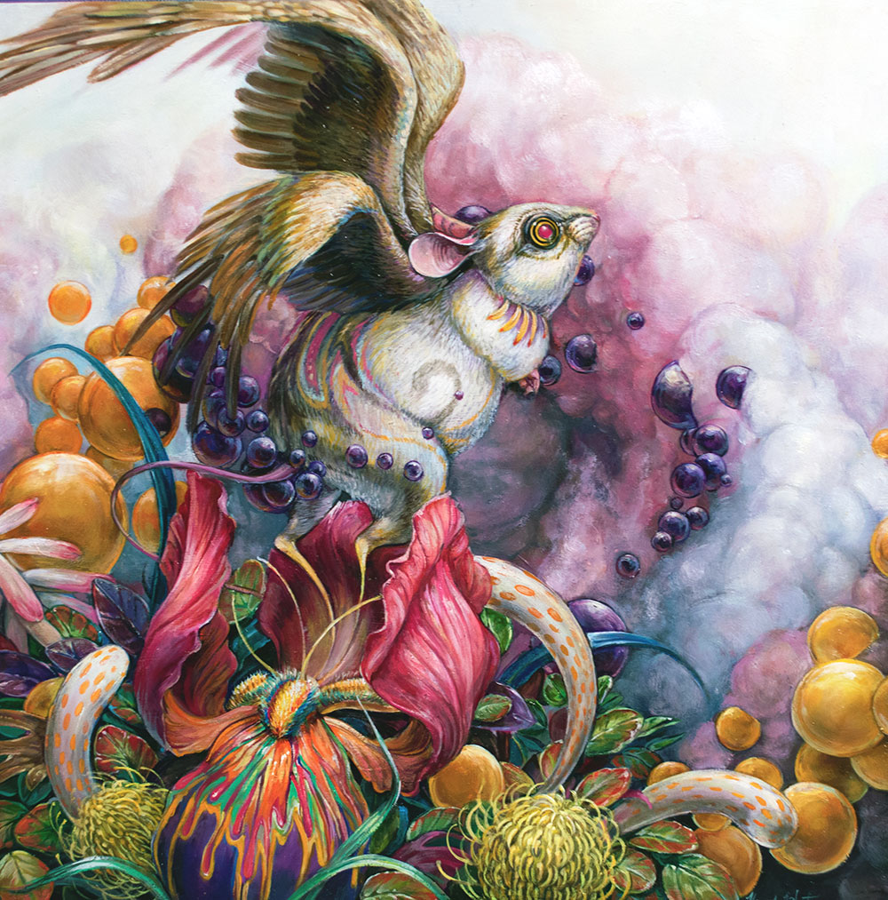 1000x1013 The Exotic Paintings Of Hannah Faith Yata Art Attacks - Hannah Painting