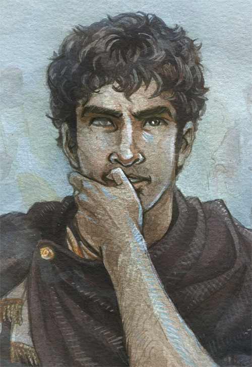 500x728 Hannibal Barca Darkness Over Cannae - Hannibal Barca Painting