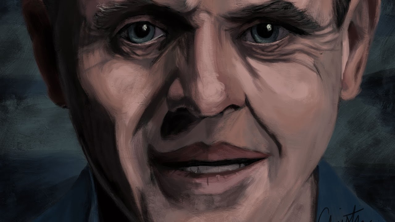 1280x720 Hannibal Lecter Speed Paint - Hannibal Lecter Painting