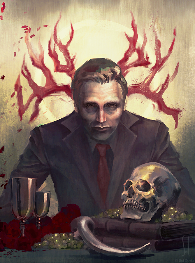 669x900 Hannibal Lecter By Soldevia - Hannibal Lecter Painting