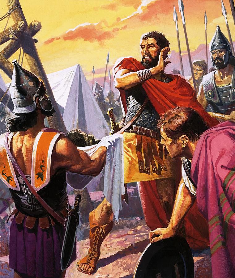 760x900 Hannibal Discovers The Grisly Fate Of His Brother Hasdrubal - Hannibal Painting