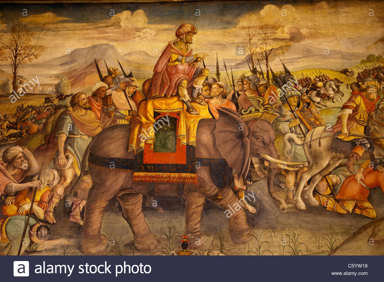 1300x956 Painting Of Hannibal And His Army, Capitoline Museum, Capitoline - Hannibal Painting
