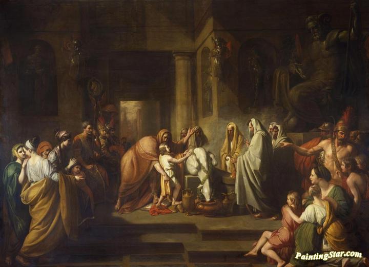 720x521 The Oath Of Hannibal Artwork By Benjamin West Oil Painting Amp Art - Hannibal Painting