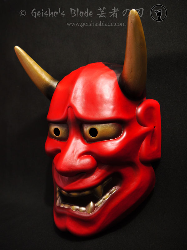 600x800 Aka Hannya Mask - Hannya Mask Painting