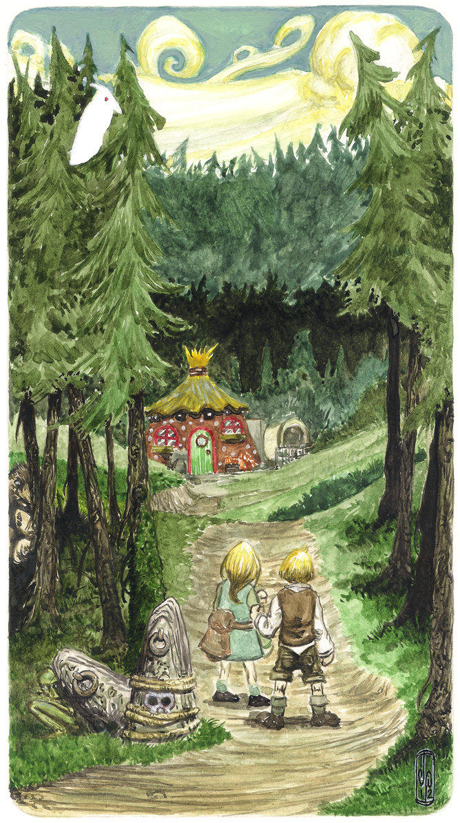 668x1194 Hansel And Gretel By Jaypenn - Hansel And Gretel Painting