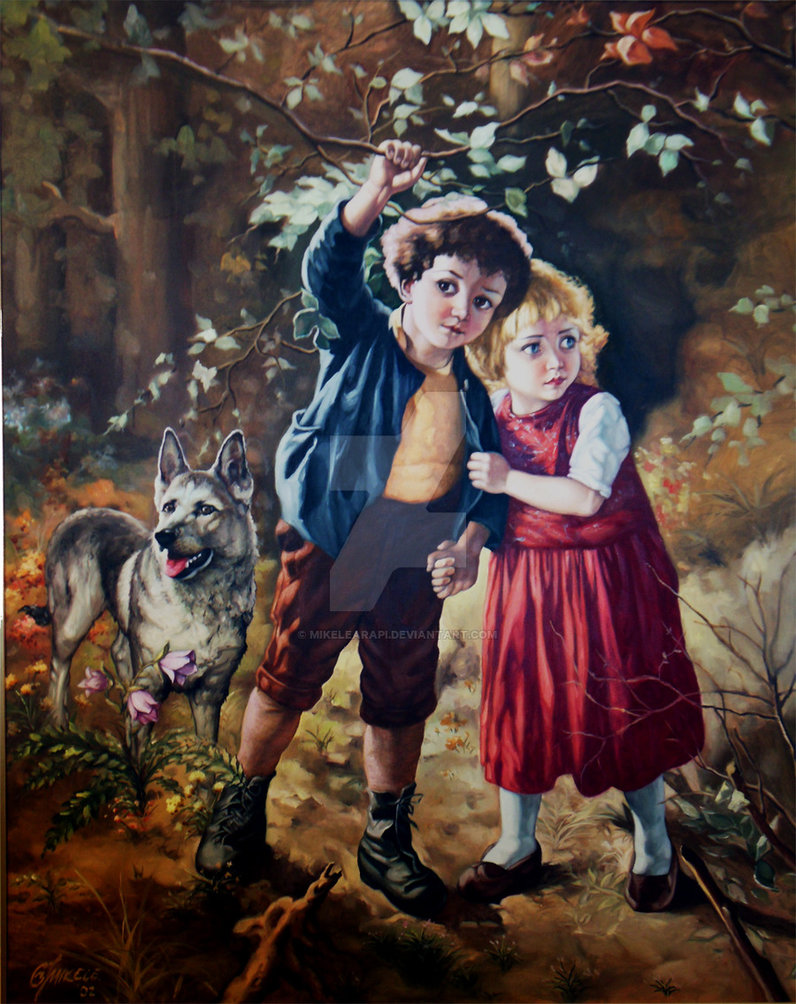 796x1004 Hansel And Gretel By Mikelearapi - Hansel And Gretel Painting