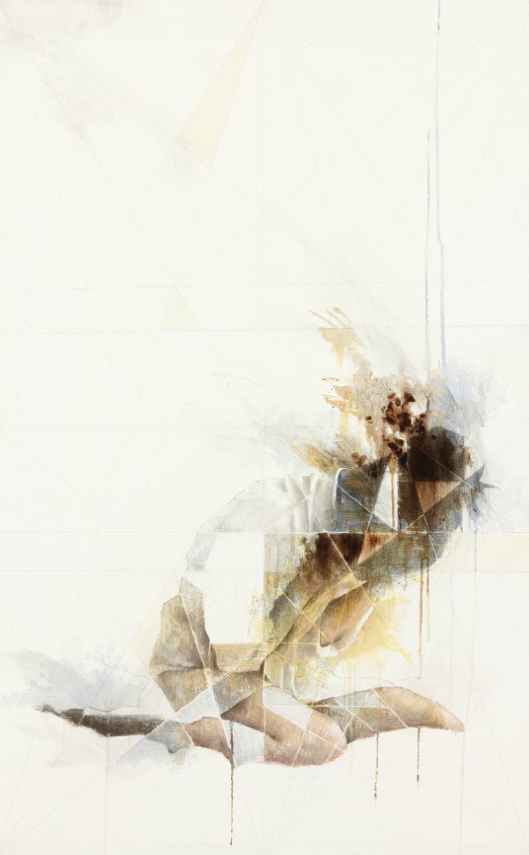 770x1243 Saatchi Art Shattered Painting By Jennifer Hansen - Hansen Artist Painting