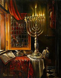 236x298 71 Best Art By Alex Levin Images On Jewish Art - Hanukkah Painting