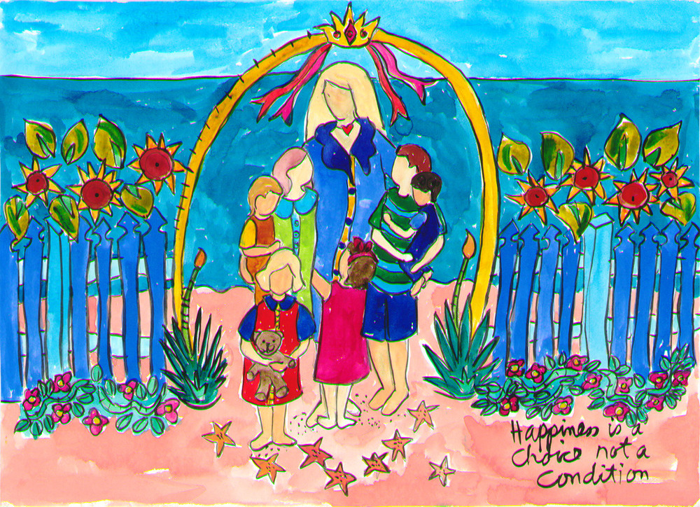 1000x724 Happiness Is A Choice Not A Condition Deborah Cavenaugh - Happiness Is A Choice Painting