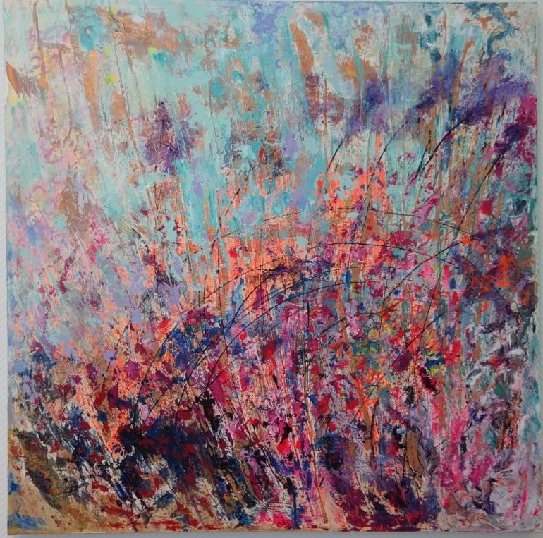 770x763 Saatchi Art Happiness Painting By Bea Massari - Happiness Painting