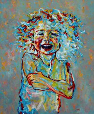 Happiness Painting at PaintingValley.com | Explore collection of ...