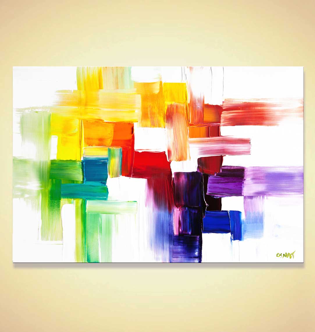 1083x1140 Painting - Happy Abstract Painting