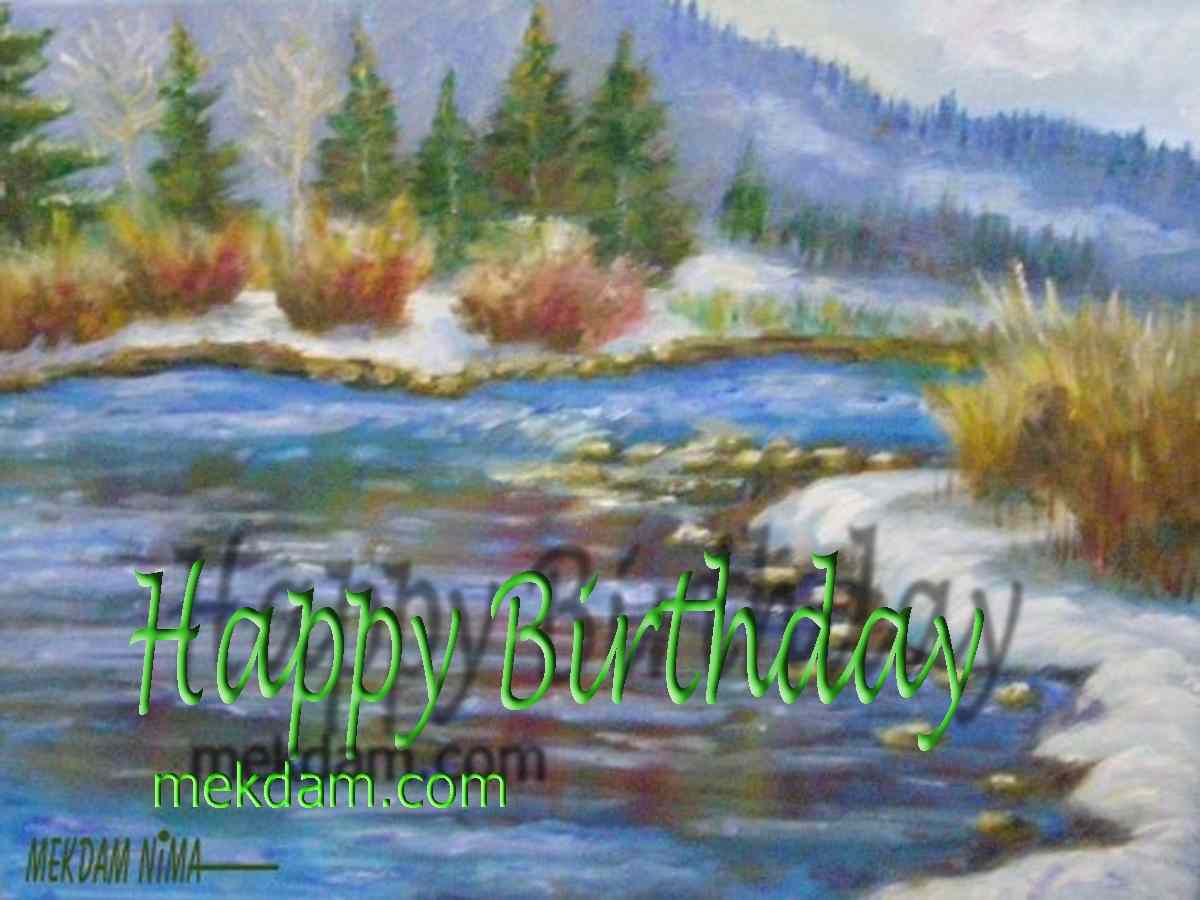 Happy Birthday Canvas Painting at Explore