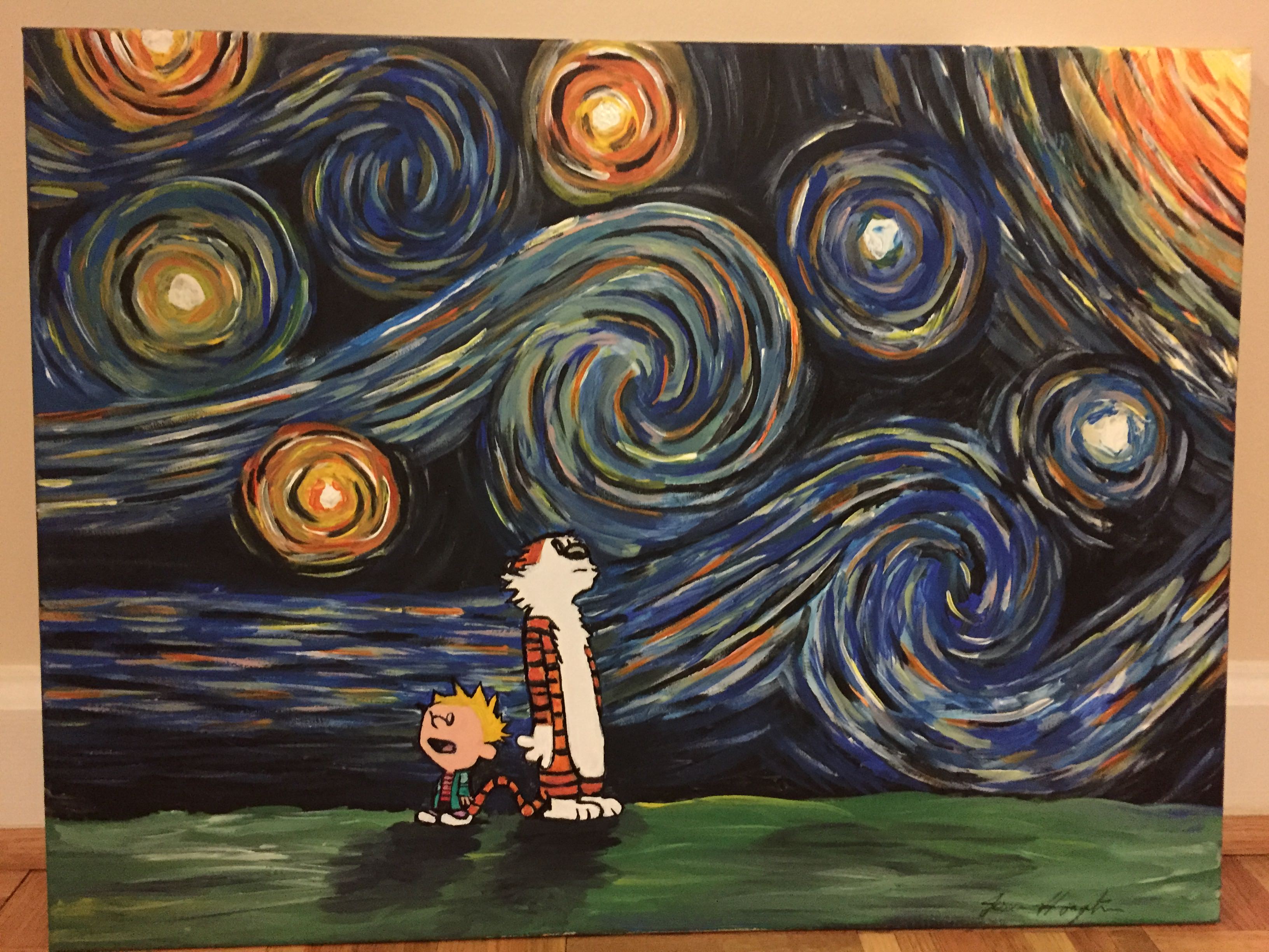 3264x2448 Happy Birthday Bro. Acrylic On Canvas - Happy Birthday Canvas Painting