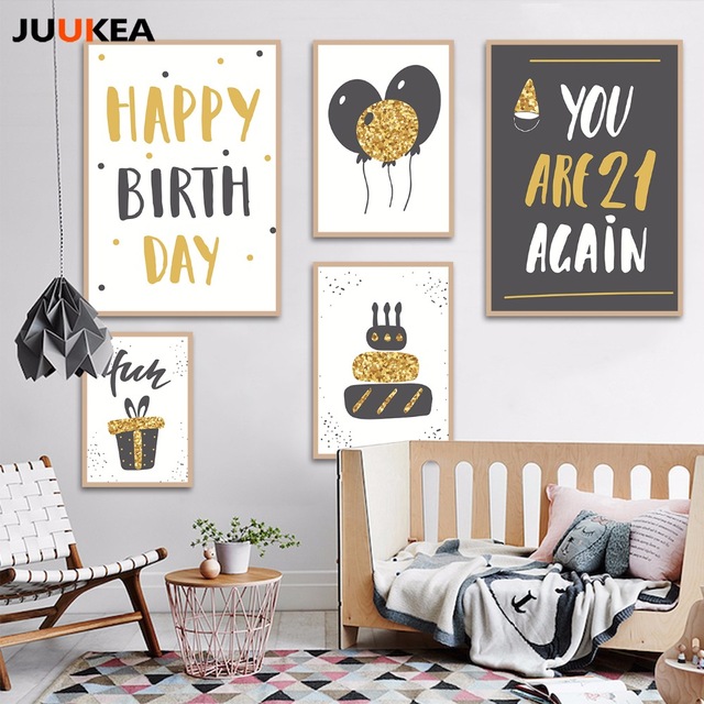 Happy Birthday Canvas Painting at Explore