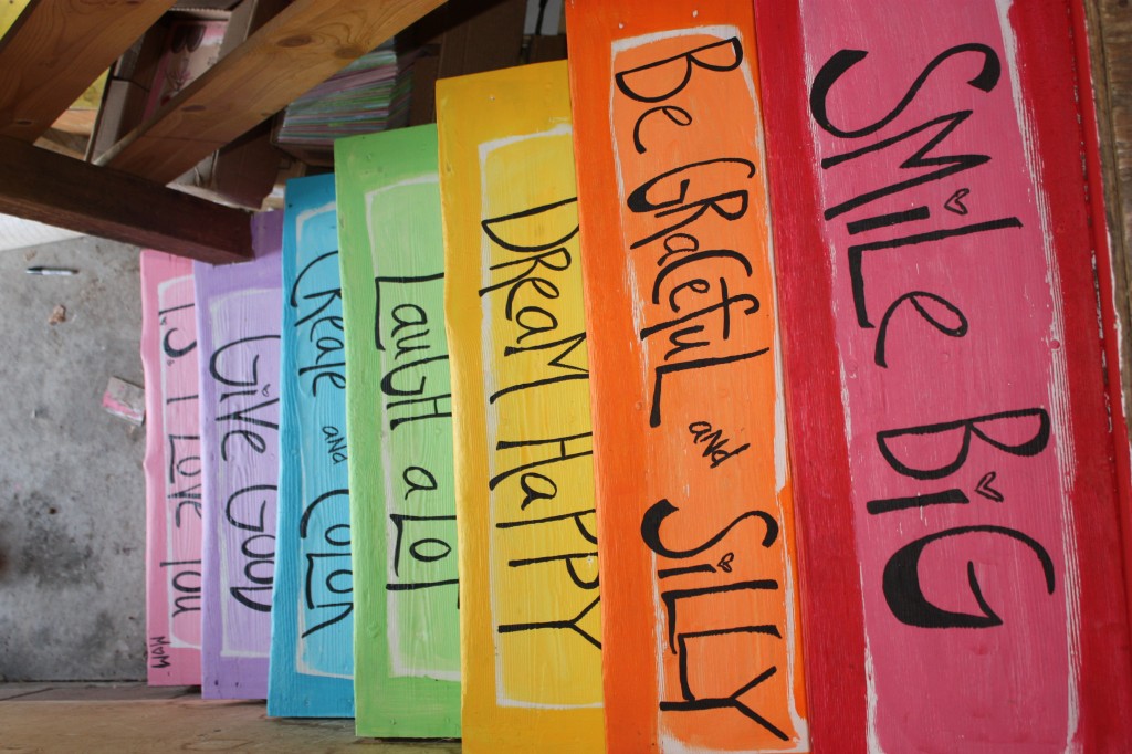 1024x682 The Painting Frenzy Continues Plus A Painted Stair Tutorial - Happy Birthday Mom Painting