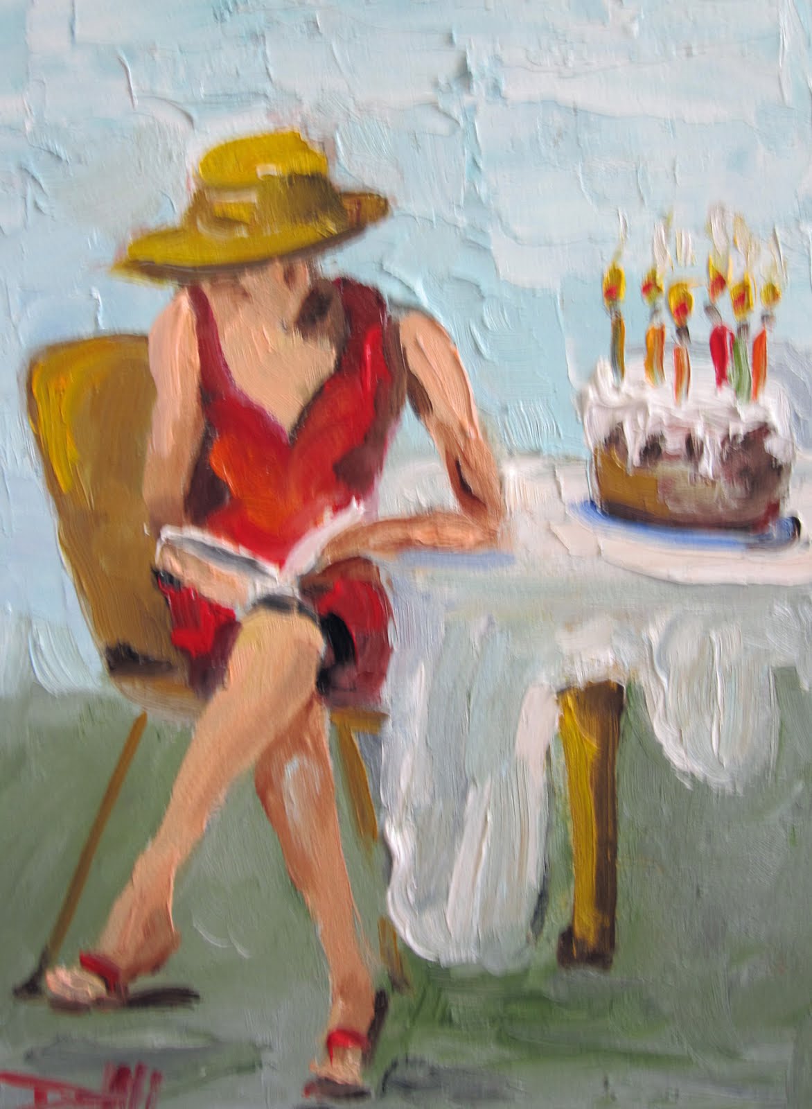 Happy Birthday Oil Painting at Explore collection