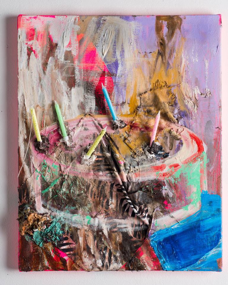 770x963 Saatchi Art Happy Birthday!! Painting By Sarah Colby - Happy Birthday Painting