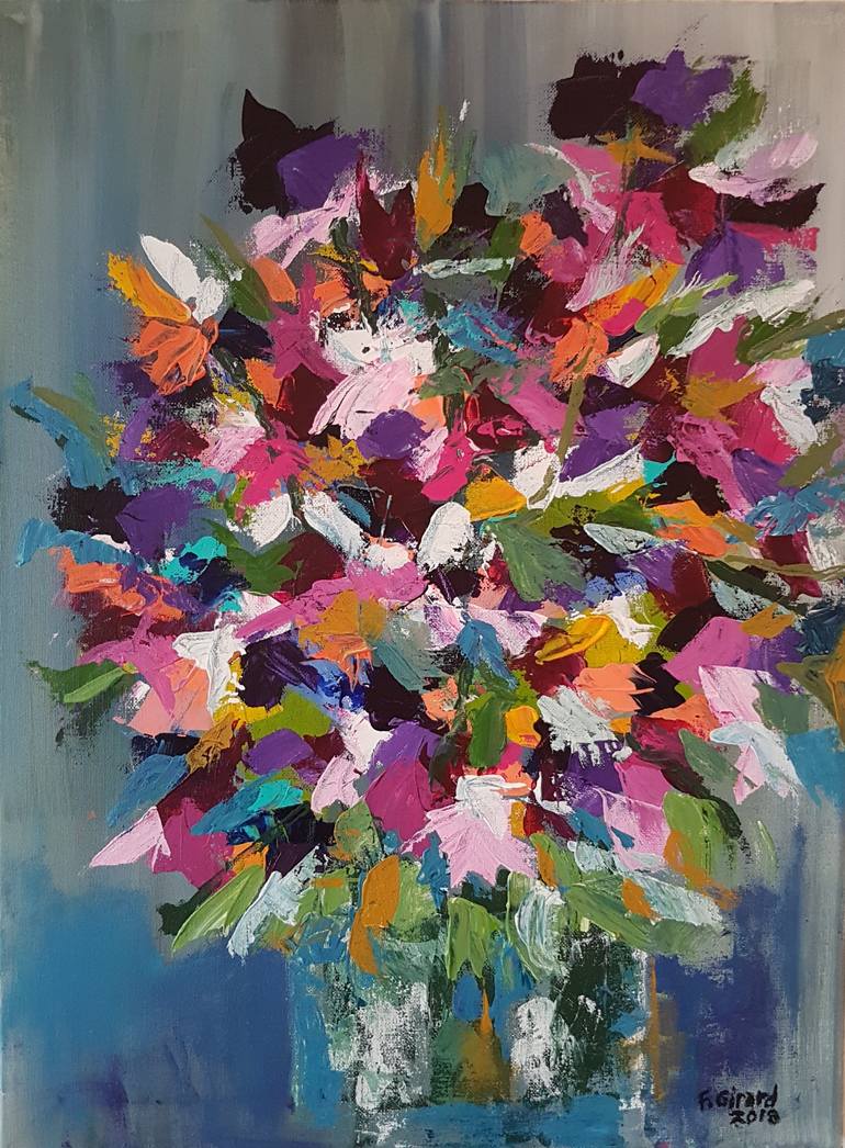 770x1046 Saatchi Art Happy Birthday Painting By Francis Girard - Happy Birthday Painting