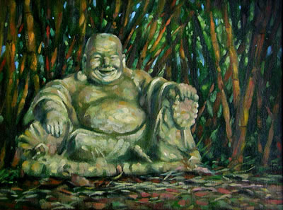 400x297 Happy Buddha - Happy Buddha Painting