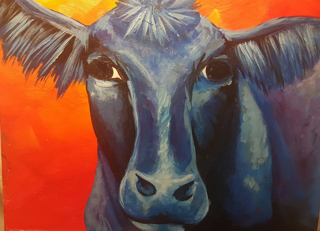 1024x740 Happy Cow The Cabernet Canvas - Happy Cow Painting