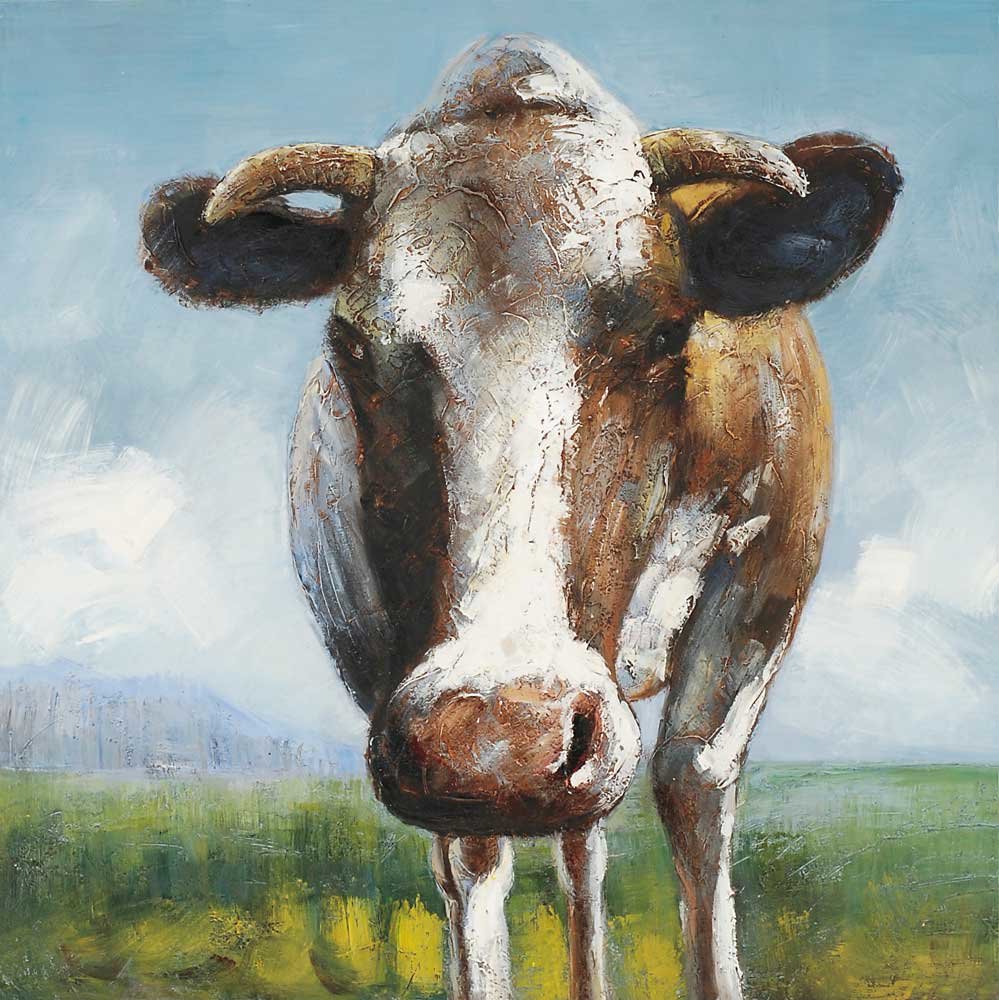 999x1000 Latitude Run - Happy Cow Painting