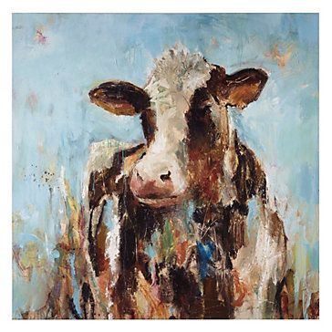 364x364 Z Gallerie - Happy Cow Painting