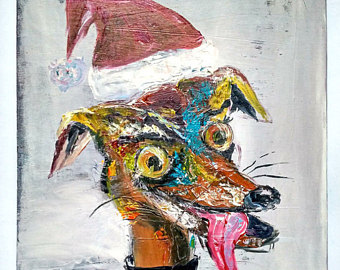 Happy Dog Painting at PaintingValley.com | Explore collection of Happy ...