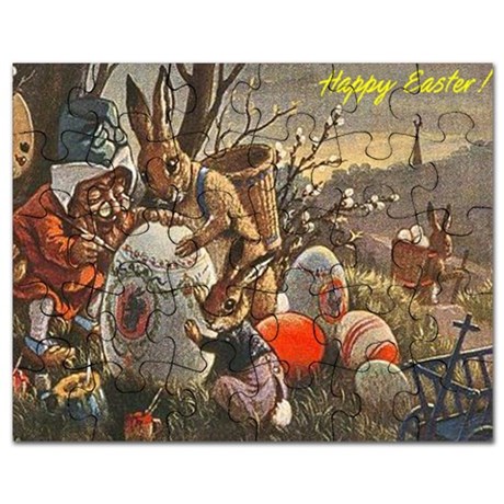 460x460 Happy Easter Puzzles - Happy Easter Painting