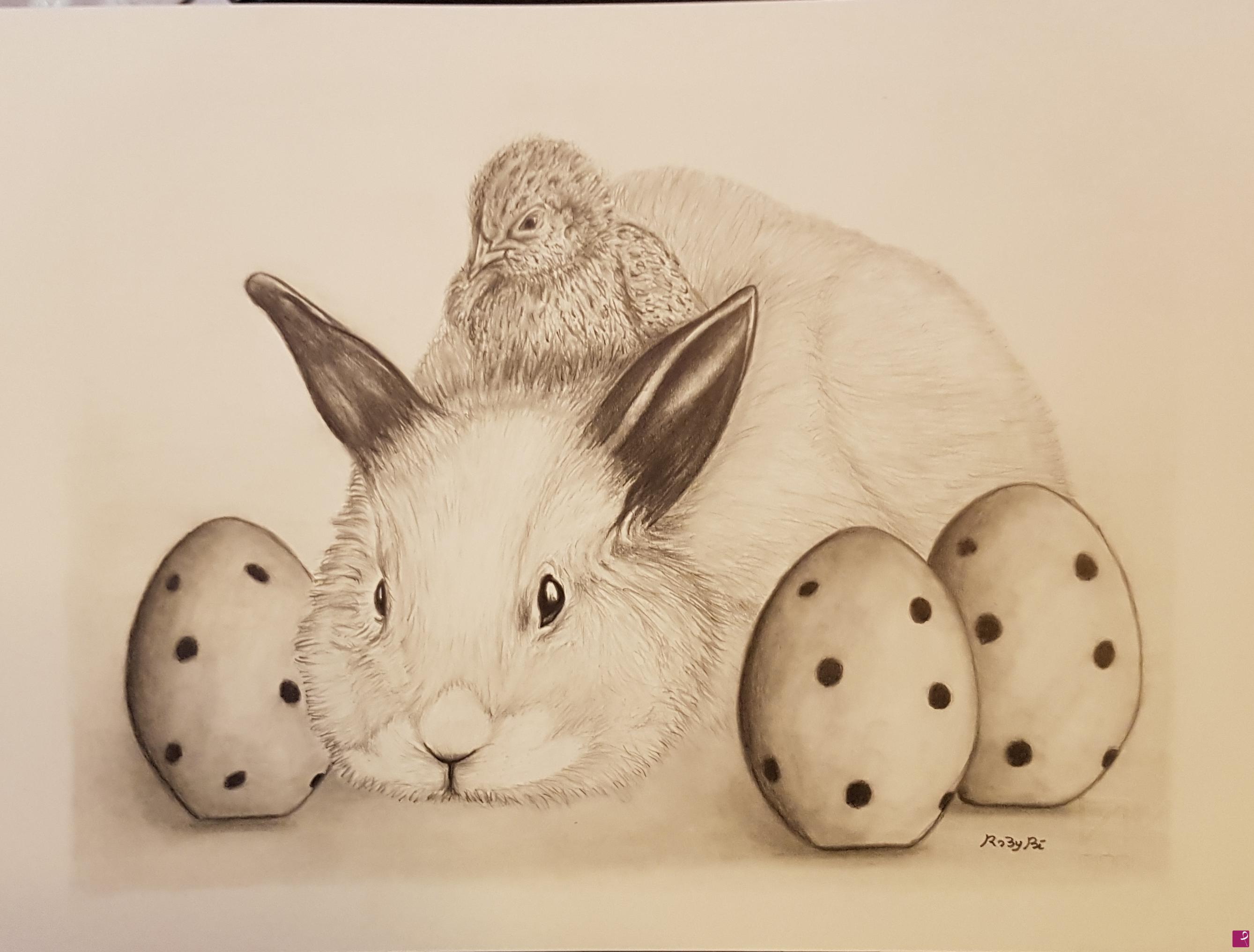 2677x2032 Sale Painting - Happy Easter Painting