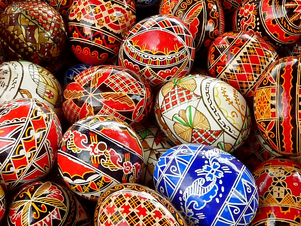 1024x768 Happy Easter ! , Painted Easter Eggs Buy This Photo - Happy Easter Painting
