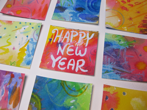 500x375 Happy New Year Abbydora Design - Happy New Year Painting