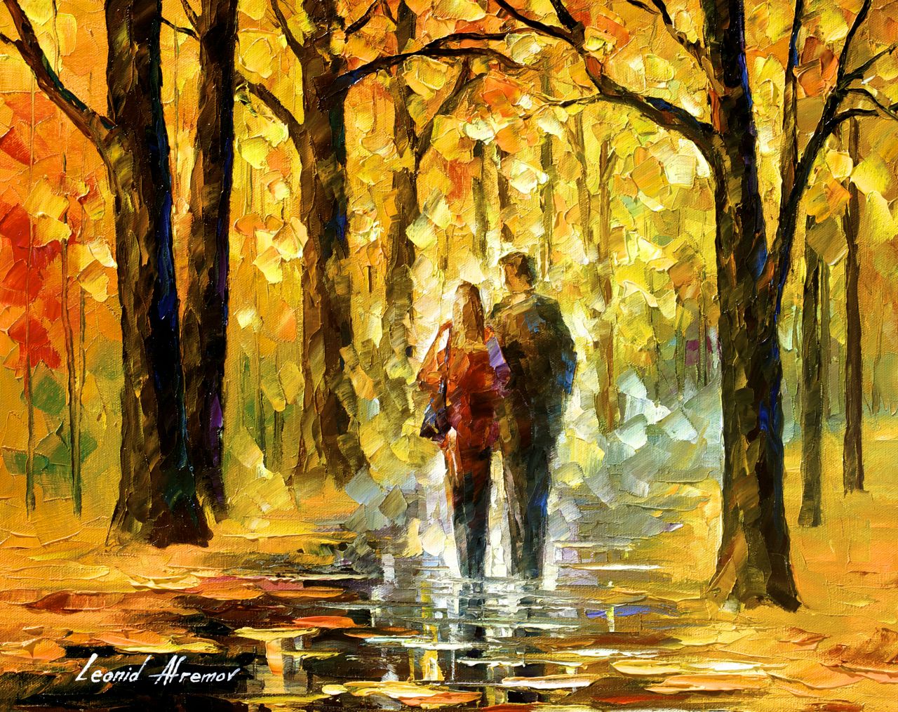 1280x1014 Happy Couple - Happy Painting