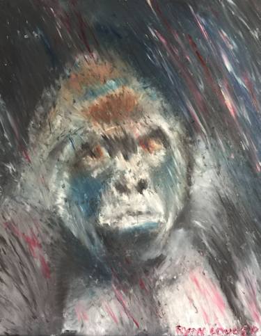 375x483 Harambe Paintings For Sale Saatchi Art - Harambe Painting