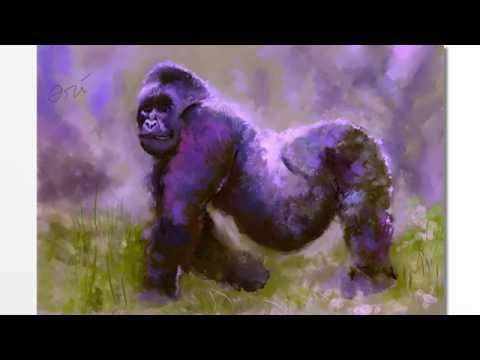 480x360 Harambe The Gorilla - Harambe Painting