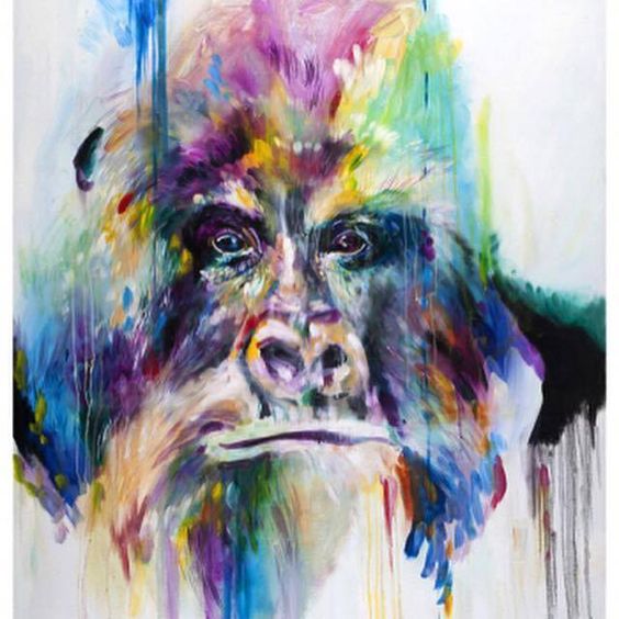 564x564 Blog Katy Jade Dobson Artist Oil Painter Page 2 - Harambe Painting