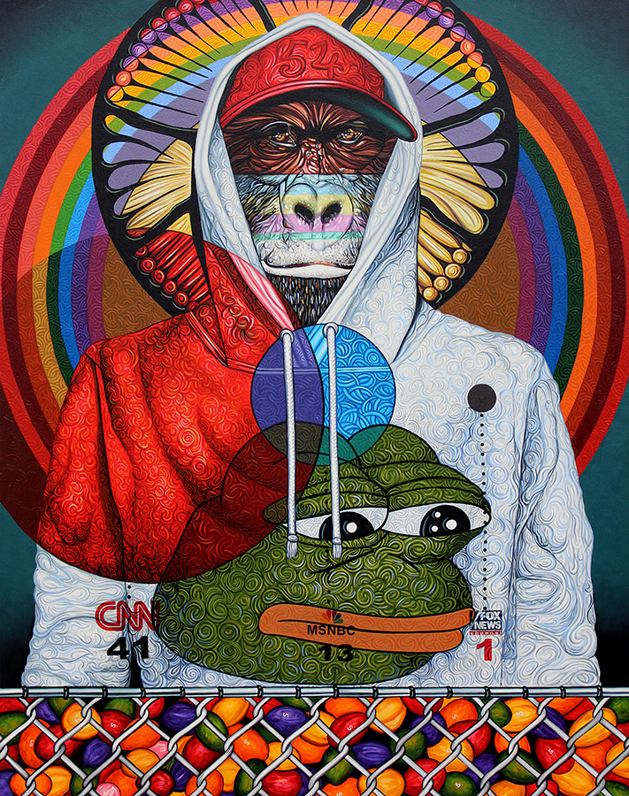 711x900 Fashion - Harambe Painting