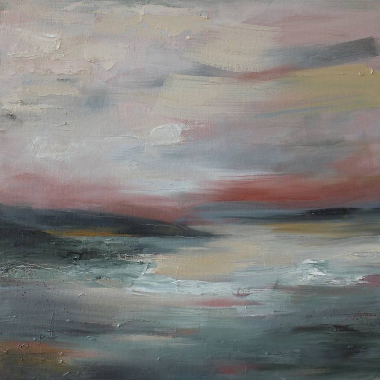 770x770 Saatchi Art Evening Harbour Painting By Karina Nixon - Harbour Painting