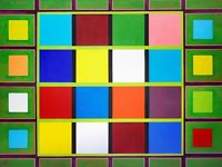 200x150 Modern Art, Hard Edge Painting, Abstract Geometric, Abstract Ebay - Hard Edge Painting