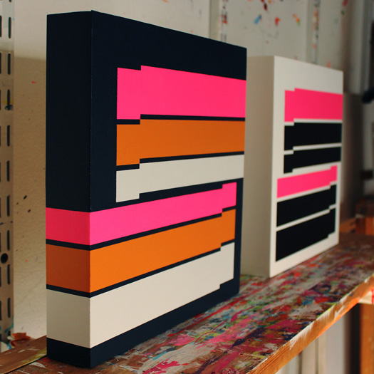 525x525 New Hard Edge Paintings - Hard Edge Painting