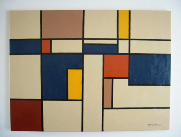 600x454 Hard Edge Painting Random Brandon - Hard Edge Painting