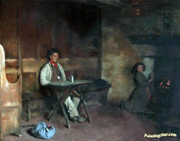 720x565 Hard Times Artwork By Frederick Brown Oil Painting Amp Art Prints - Hard In The Painting