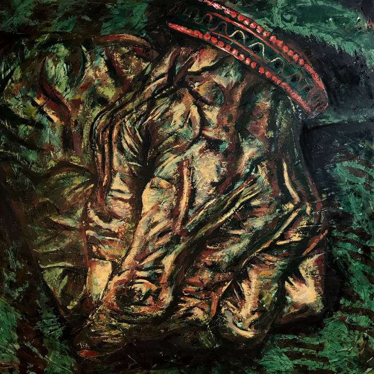 770x770 Saatchi Art Hard Working Hands Painting By Lillibet Bothma - Hard In The Painting