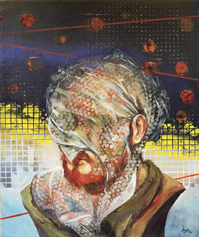 770x918 Saatchi Art Late Night Conversation With Van Gogh About Hard - Hard In The Painting