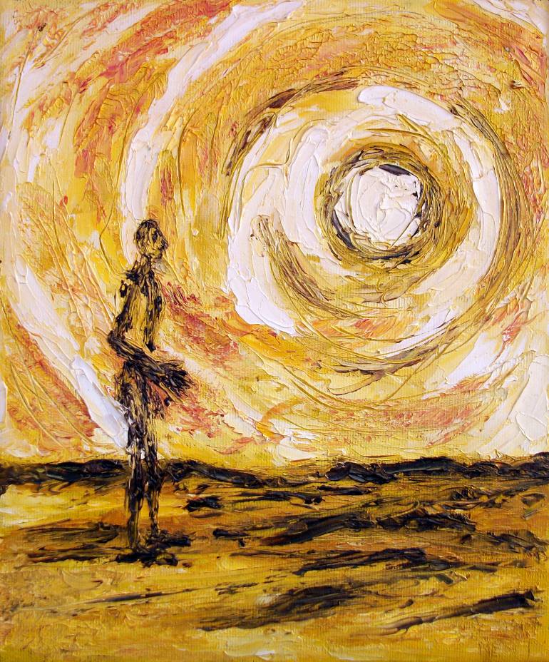 770x928 Saatchi Art The Man And The Sun - Hard In The Painting